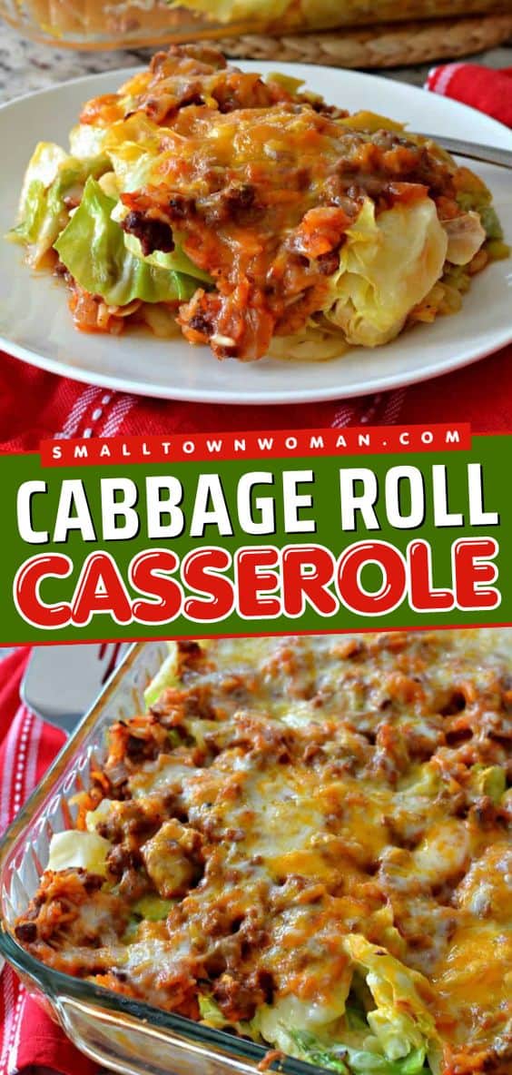 Cabbage Roll Casserole Recipe | Small Town Woman