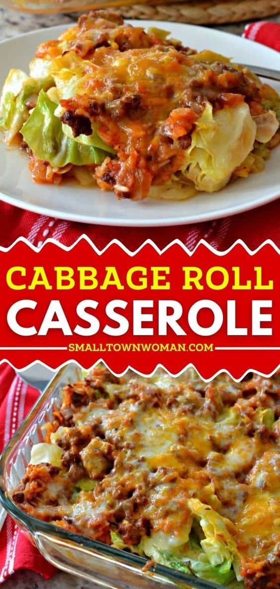 Cabbage Roll Casserole Recipe Small Town Woman