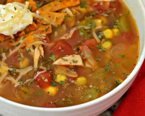 Chicken Enchilada Soup
