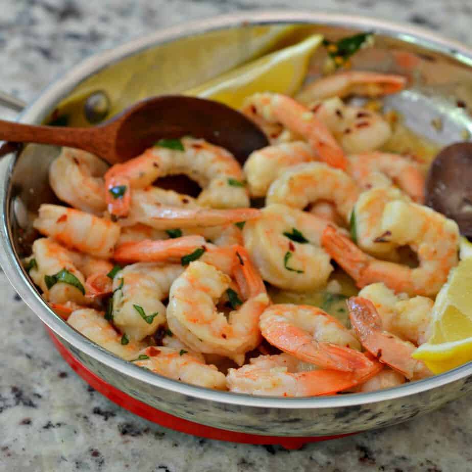 Make this Garlic Butter Shrimp Recipe for your next party, family holiday, or get together