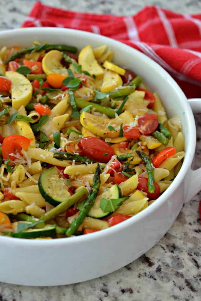 Pasta Primavera Recipe is an easy, flavor-packed pasta salad recipe that's perfect for summer