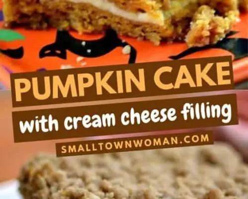 Pumpkin Cream Cheese Crumb Cake