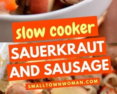 Slow Cooker Sausage Sauerkraut and Potatoes