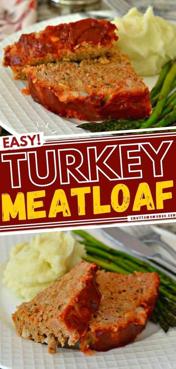 Easy Turkey Meatloaf - Small Town Woman