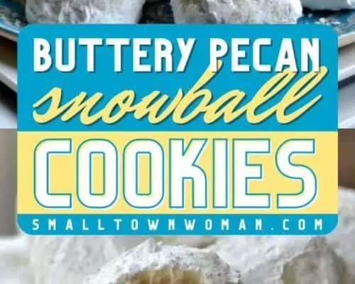 Buttery Pecan Snowball Cookies