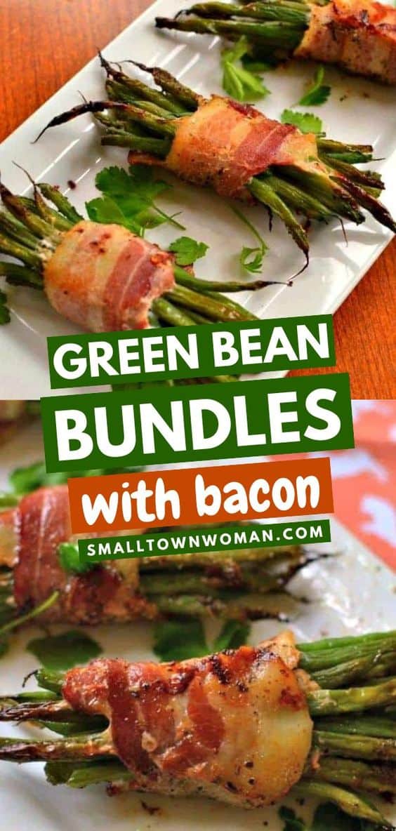 Green Bean Bundles with Bacon Small Town Woman