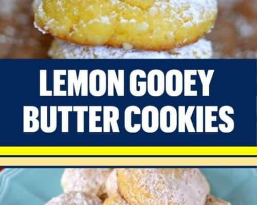 Lemon Gooey Butter Cookies