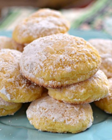 Lemon Gooey Butter Cookies