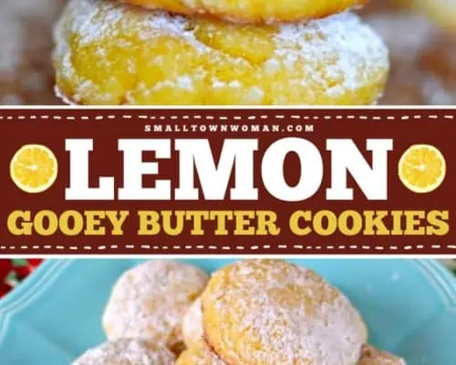 Lemon Gooey Butter Cookies