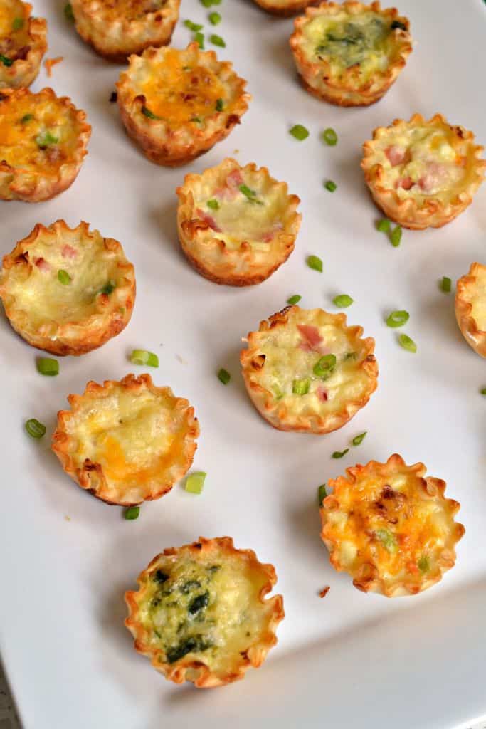 Mini Breakfast Quiche are perfect for a brunch menu or as a party appetizer