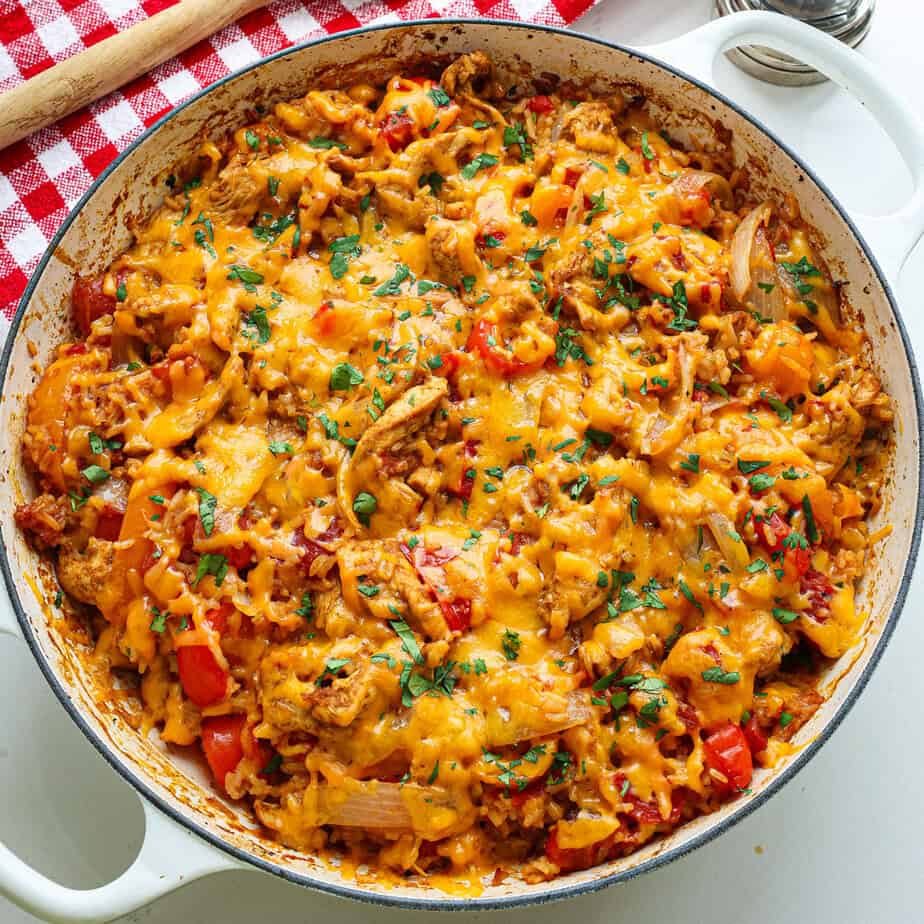 Chicken Fajita Casserole