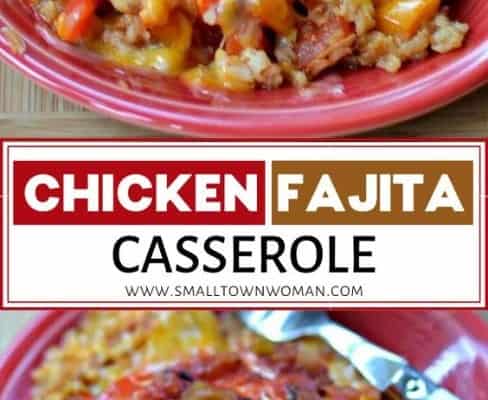 Chicken Fajita Rice Casserole