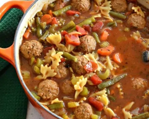 Meatball Vegetable Soup