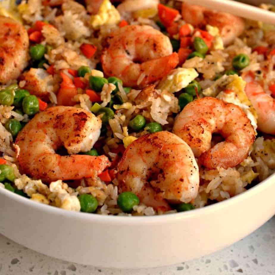 How to Make Homemade Shrimp Fried Rice | Small Town Woman