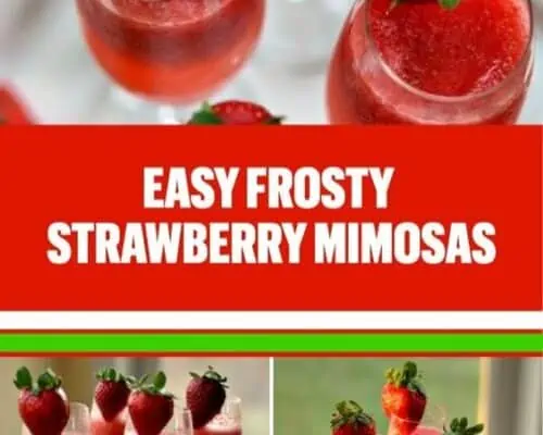 Strawberry Mimosas