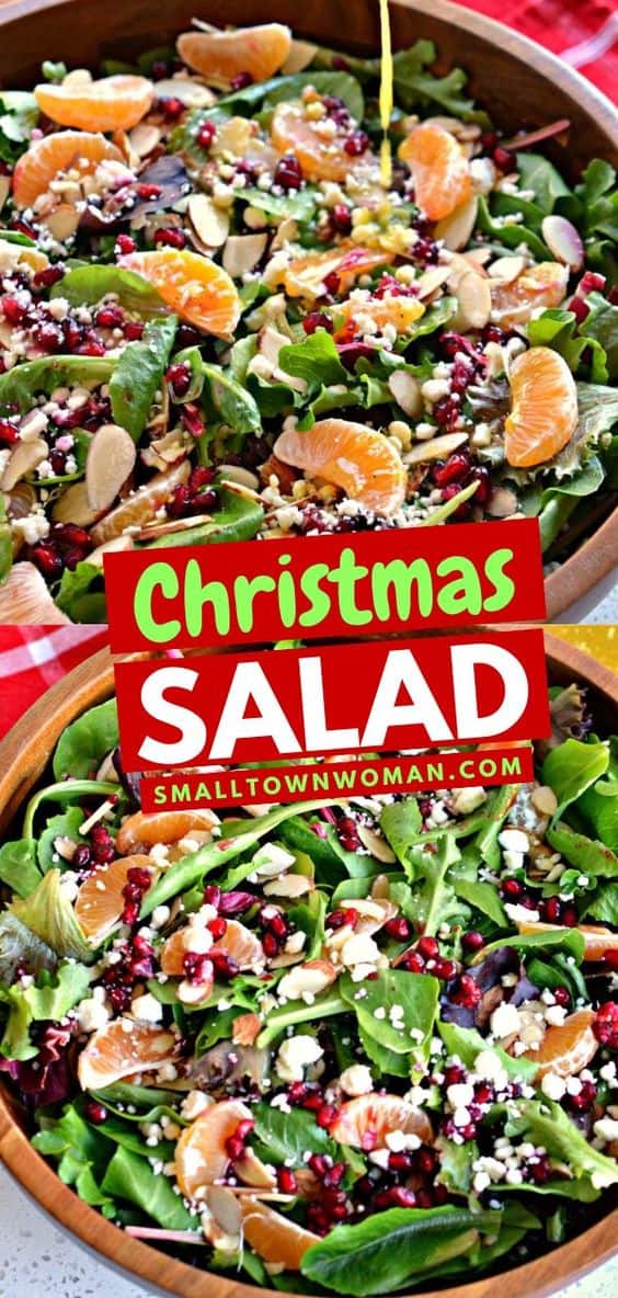 Fresh Greens Christmas Salad | Small Town Woman