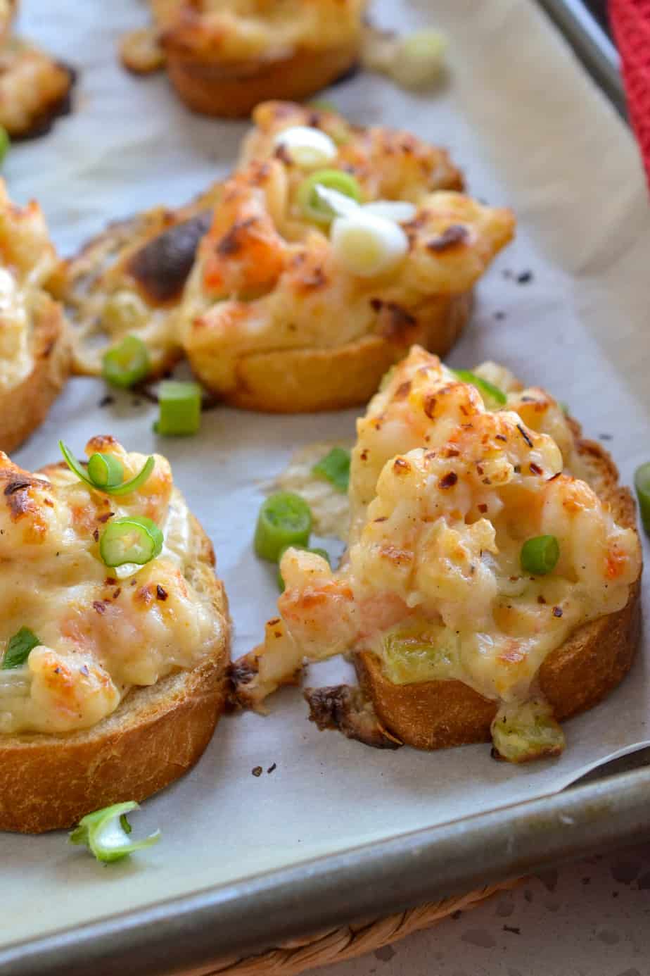 Baked Shrimp Toast - Small Town Woman