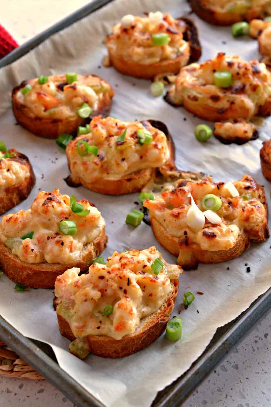 Baked Shrimp Toast - Small Town Woman