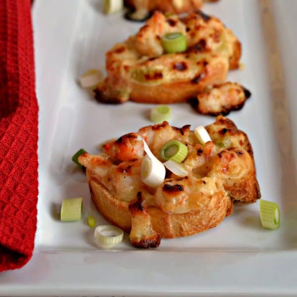 Baked Shrimp Toast | Small Town Woman