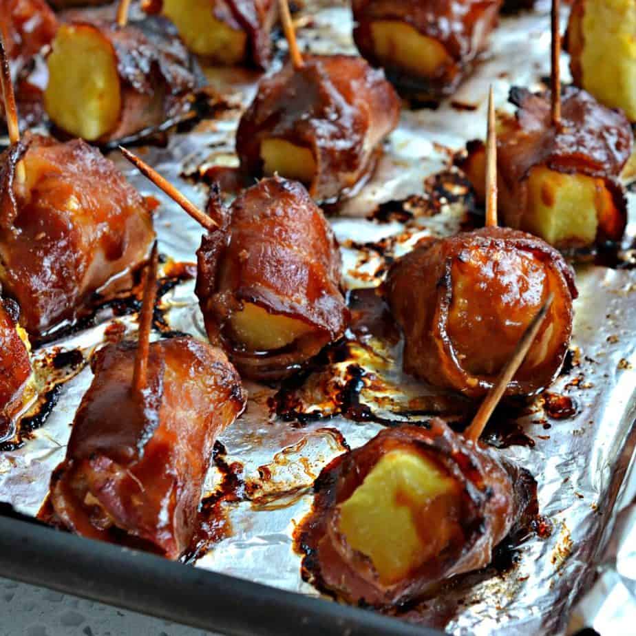 Bacon-Wrapped Pineapple