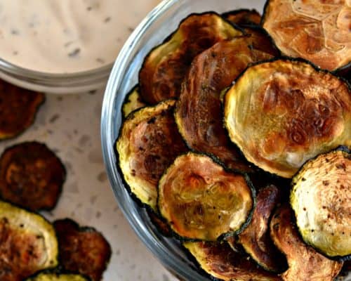 Dehydrated Zucchini Chips