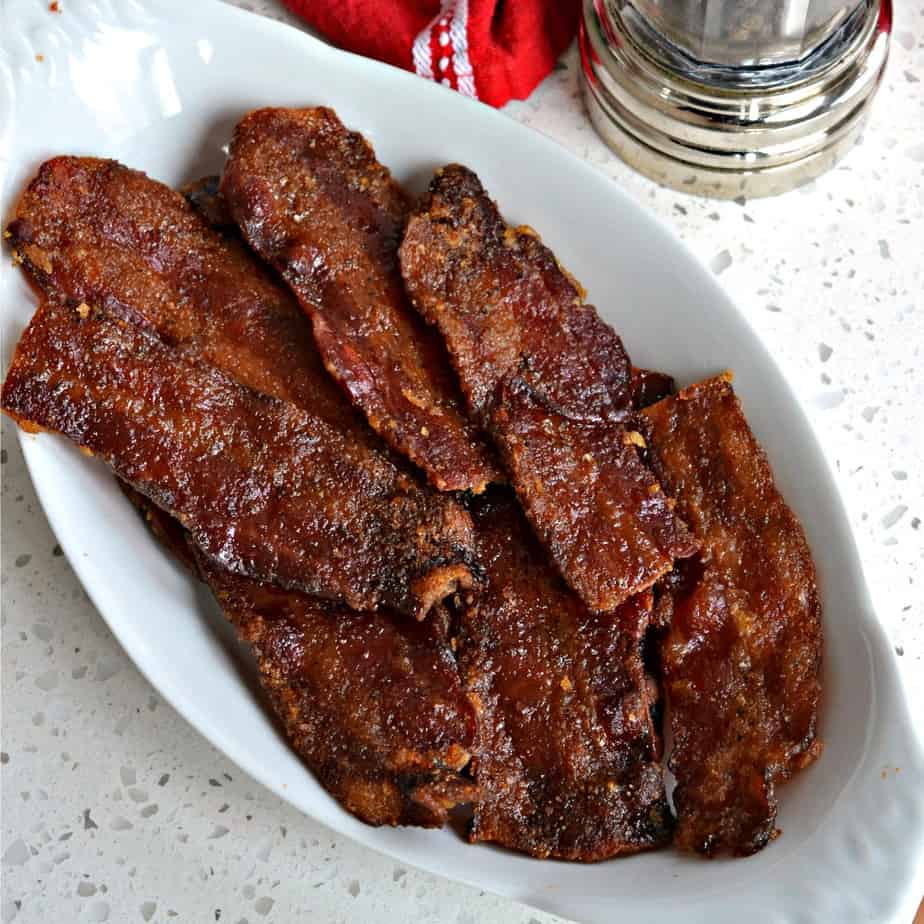 Baked Brown Sugar Bacon - the best bacon you'll ever have!