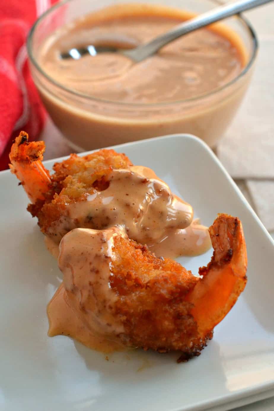 This simple six ingredient southern sauce will quickly become one of your favorites. Try it on panko breaded shrimp, beer battered onion rings and buffalo wings.  One taste and you will be hooked.