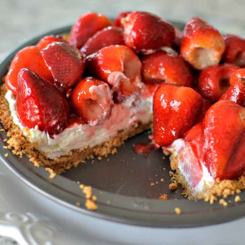 Strawberry Cream Cheese Pie Small Town Woman