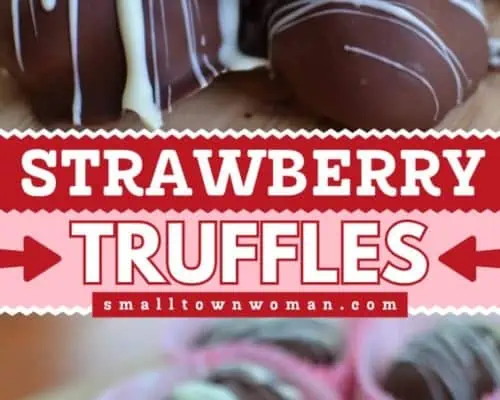 Strawberry Cream Truffles