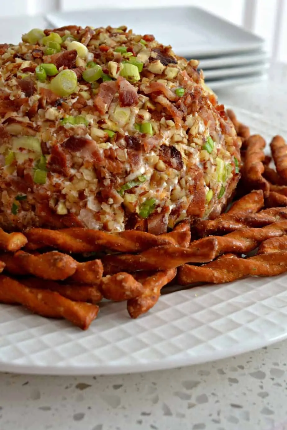 This Bacon Ranch Cheese Ball will be the highlight of your next party