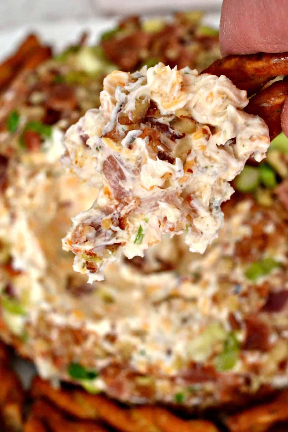 Party perfect easy ranch cheese ball is a delicious dip the whole crowd will love