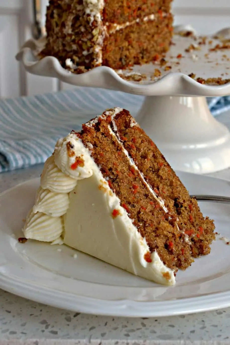 Carrot cake - le gâteau sucré à la carotte