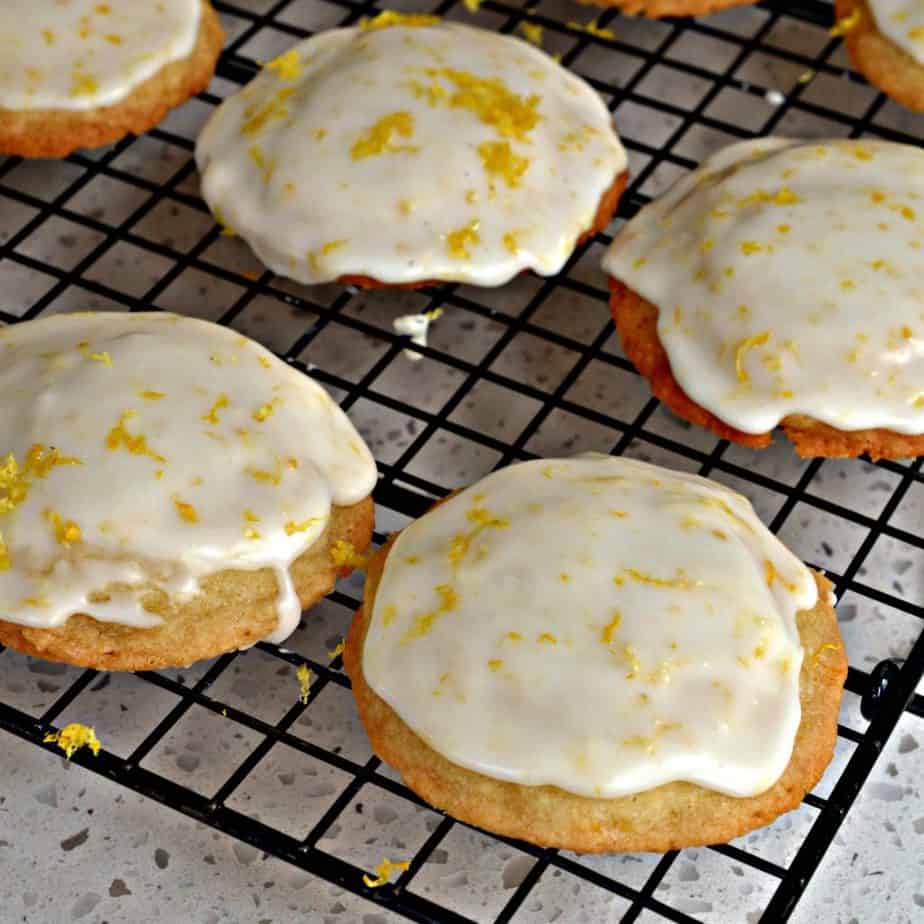 Iced Lemon Cookies