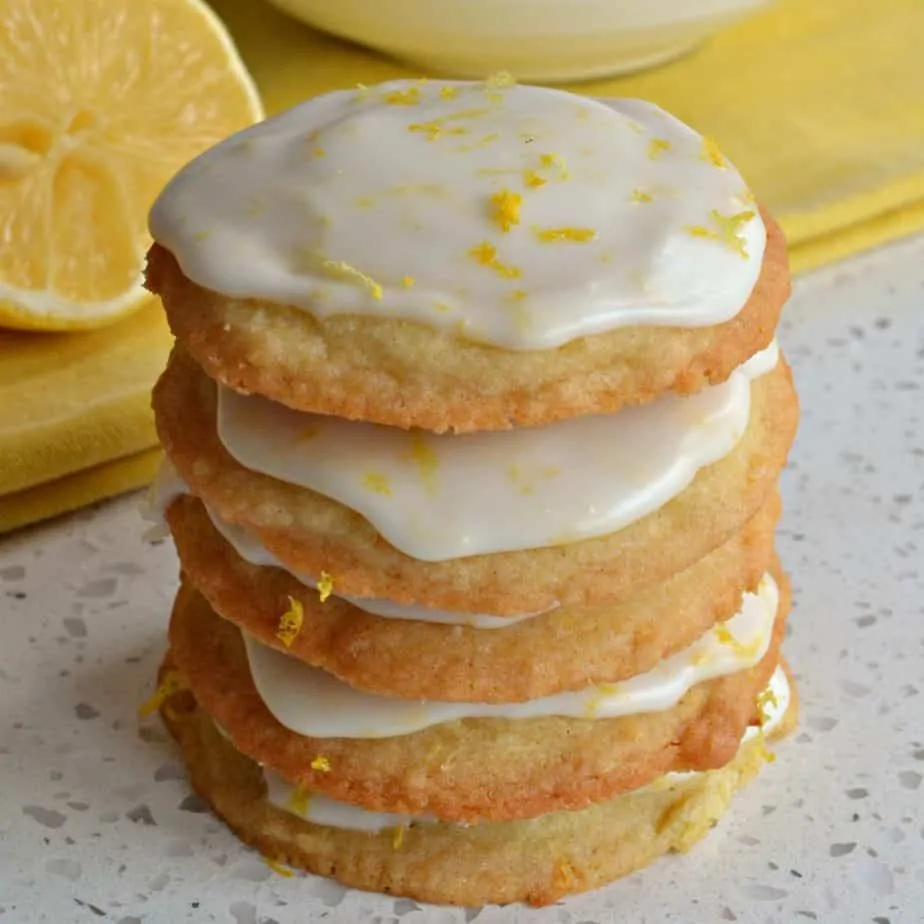 Iced Lemon Cookies