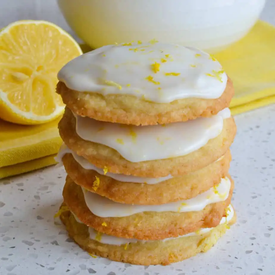 Iced Lemon Cookies