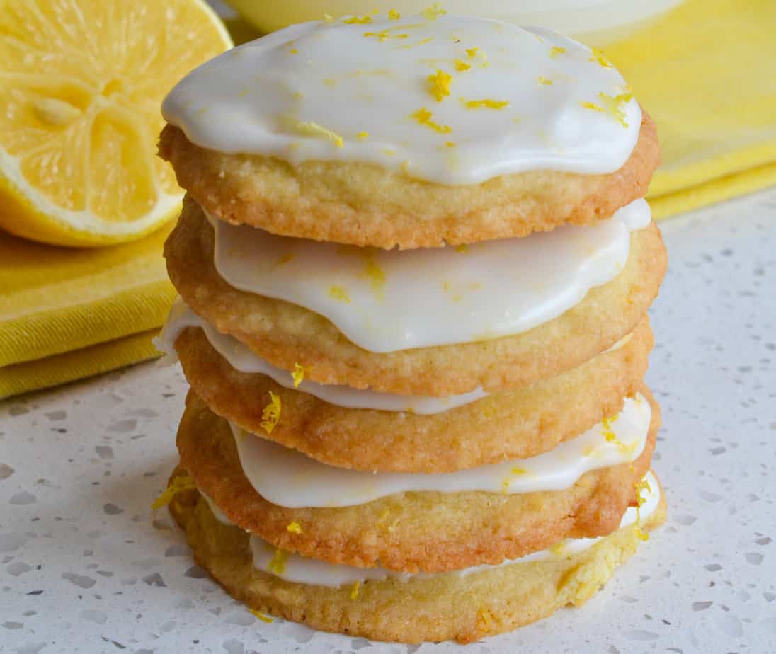 Iced Lemon Cookies-image