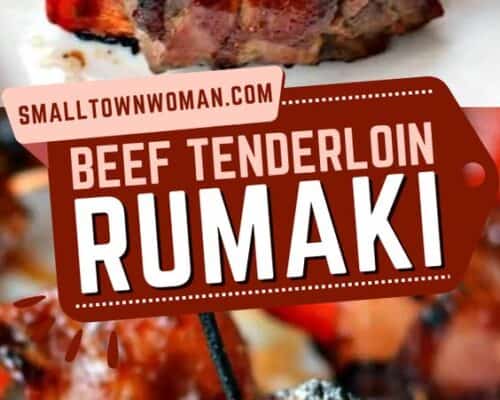 Beef Tenderloin Red Pepper Rumaki