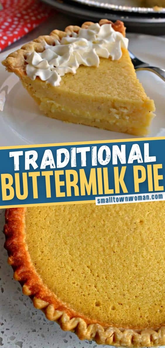 Buttermilk Pie Recipe Small Town Woman