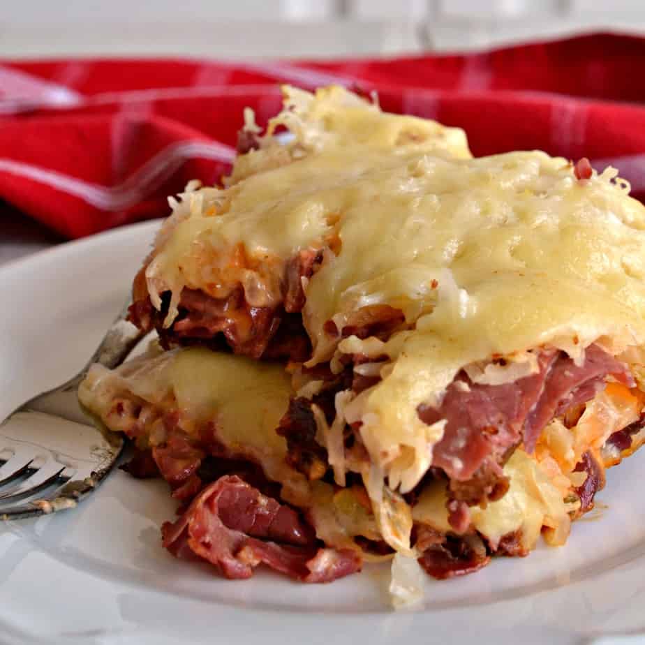 Homemade Reuben Casserole | Small Town Woman