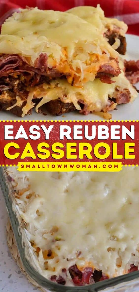 Homemade Reuben Casserole | Small Town Woman