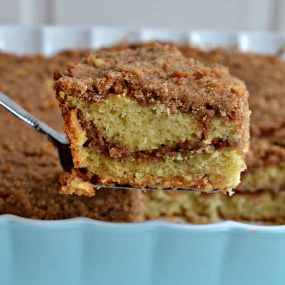 Cinnamon Streusel Sour Cream Coffee Cake Small Town Woman