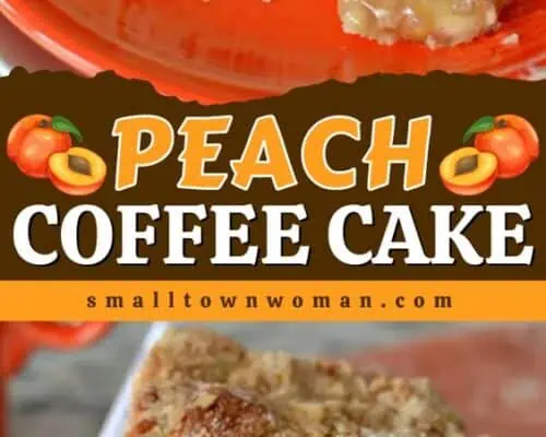Peach Sour Cream Coffee Cake