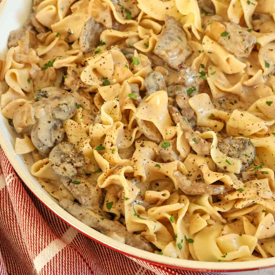 Beef Stroganoff [www.smalltownwoman.com]
