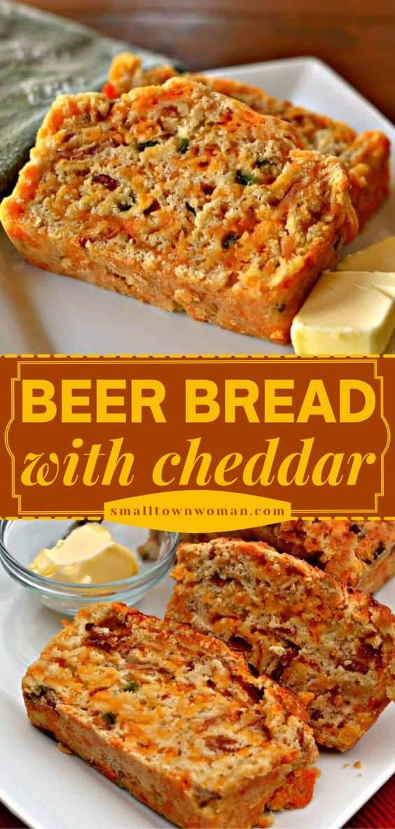 Easy Beer Bread with Bacon Jalapenos and Cheddar