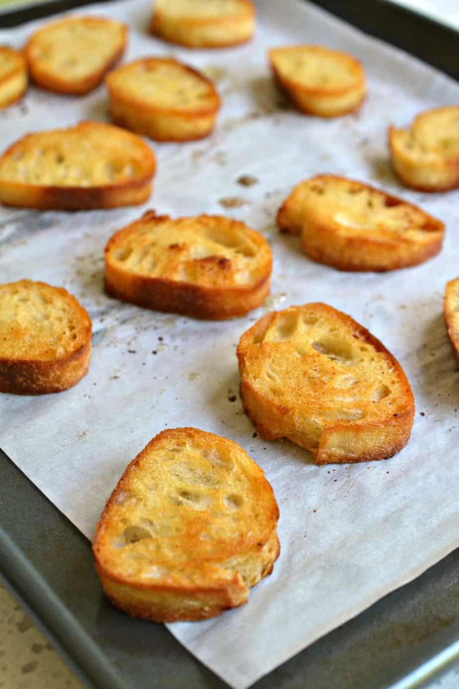 You won't believe how delicious, quick and incredibly easy these Crostini are.  