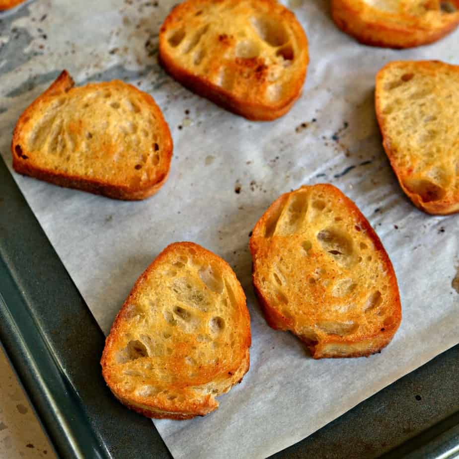 Make your own fresh Crostini at home in these three no fuss steps.
