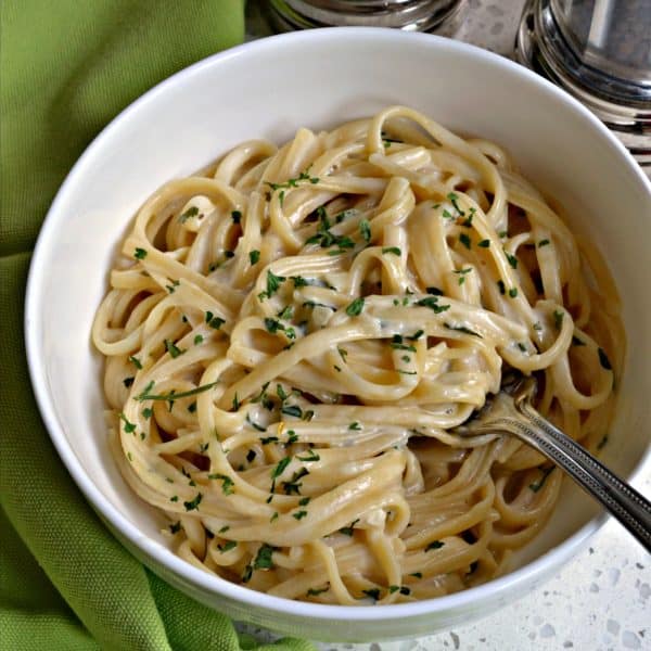 Parmesan Pasta (an easy one skillet creamy recipe)