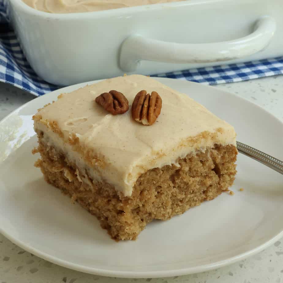 Old-Fashioned Applesauce Cake with Golden Raisins and Walnuts - Graceful  Little Honey Bee