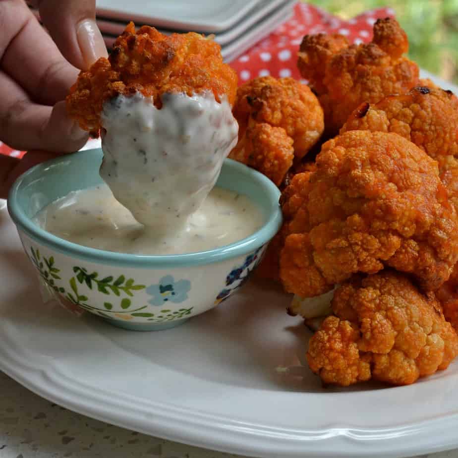Buffalo Cauliflower Buffalo Sauced Cauliflower Bites