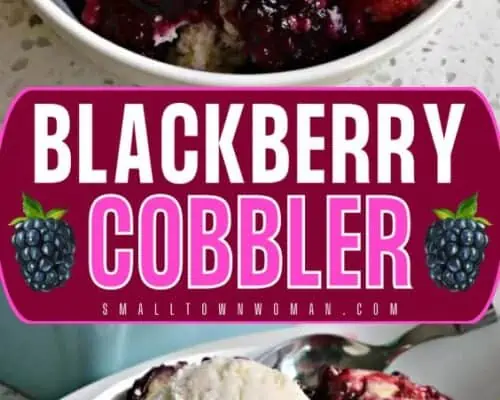 Homemade Blackberry Cobbler